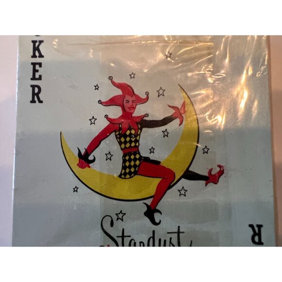 Vintage Vantage Joker Playing Cards by Stardust, Made In U.S.A. Plastic Coated - Picture 5 of 6